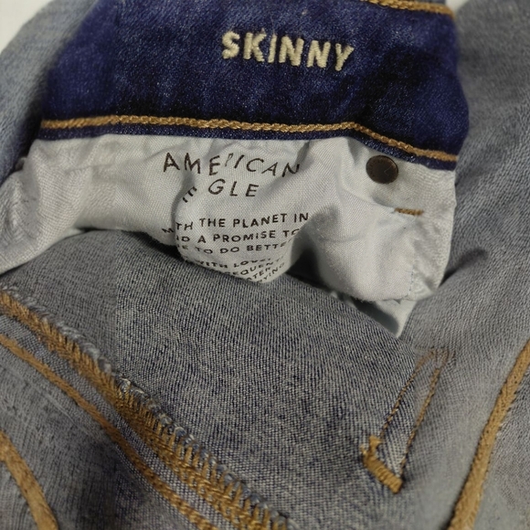 American Eagle Outfitters Women's Blue Jeans - Picture 6 of 7